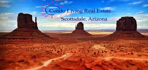 Scottsdale Condos logo with view of the Sonoran Desert.